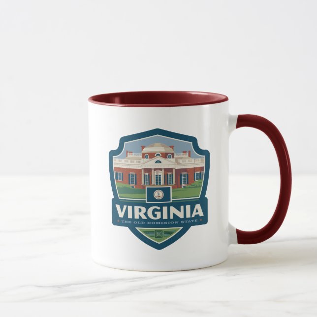 Taza Orgullo del Estado | Virginia (Derecha)