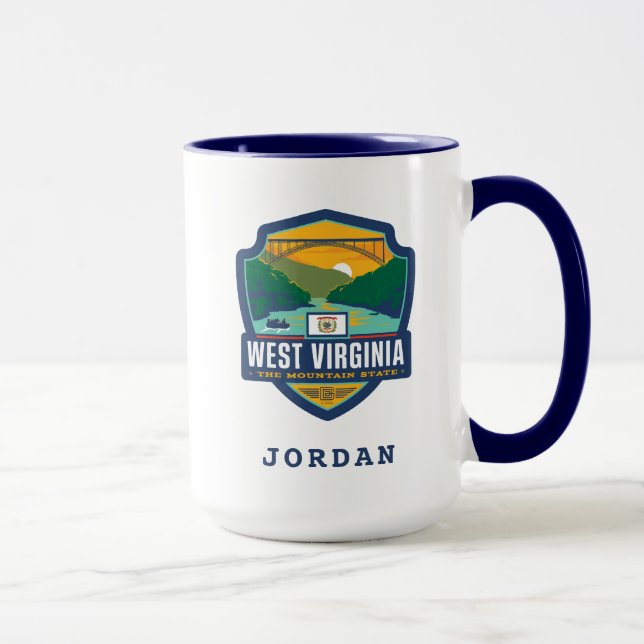 Taza Orgullo del Estado | Virginia Occidental (Derecha)