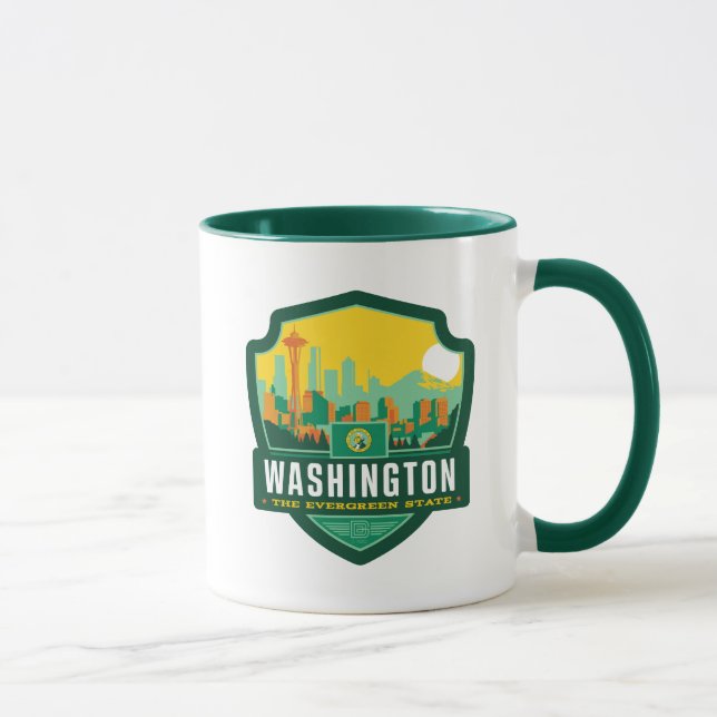 Taza Orgullo del Estado | Washington (Derecha)