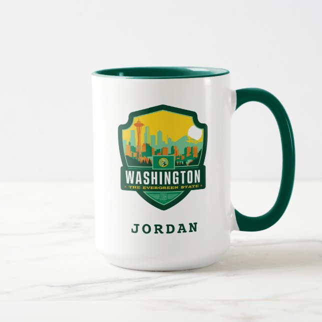 Taza Orgullo del Estado | Washington (Derecha)