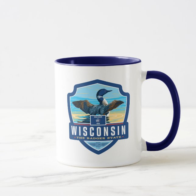 Taza Orgullo del Estado | Wisconsin (Derecha)