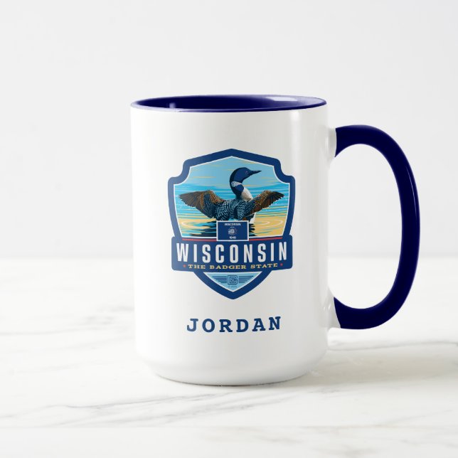 Taza Orgullo del Estado | Wisconsin (Derecha)