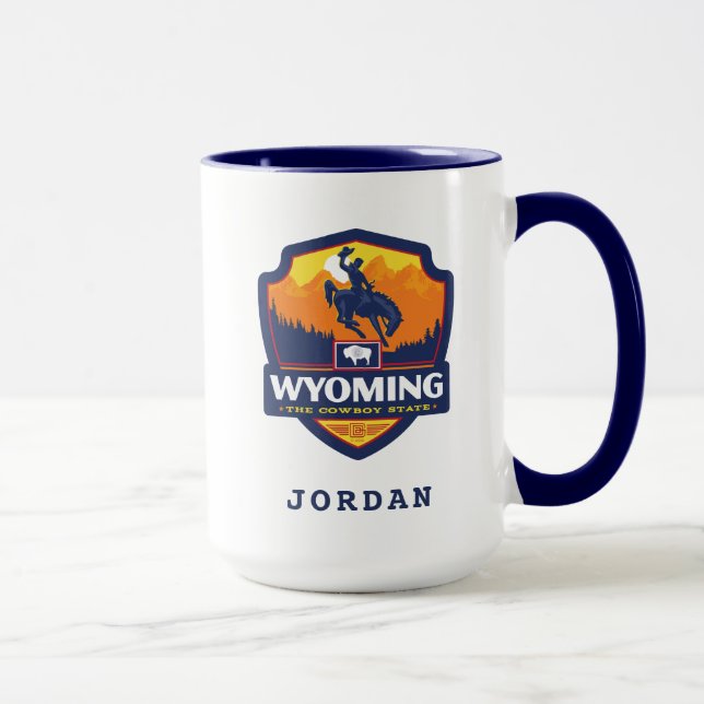 Taza Orgullo del Estado | Wyoming (Derecha)