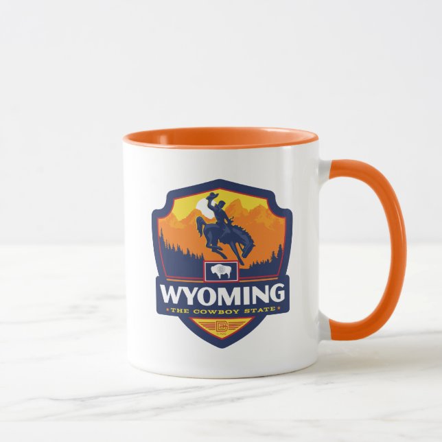 Taza Orgullo del Estado | Wyoming (Derecha)