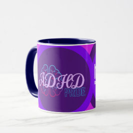 Taza Orgullo del TDAH Modern Brain Coffee Mug
