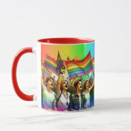 Taza Orgullo | LGBTQIA + Personas y banderas