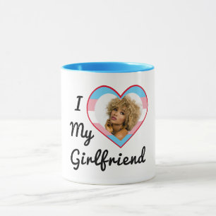 Taza Orgullo Trans LGBT Foto Personalizada Amo a Mi Nov