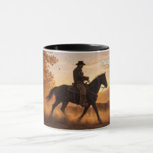Taza Orgullo vaquero occidental en el trabajo