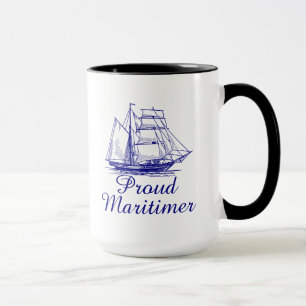 Taza orgullosa del té del café de Maritimer Nuev