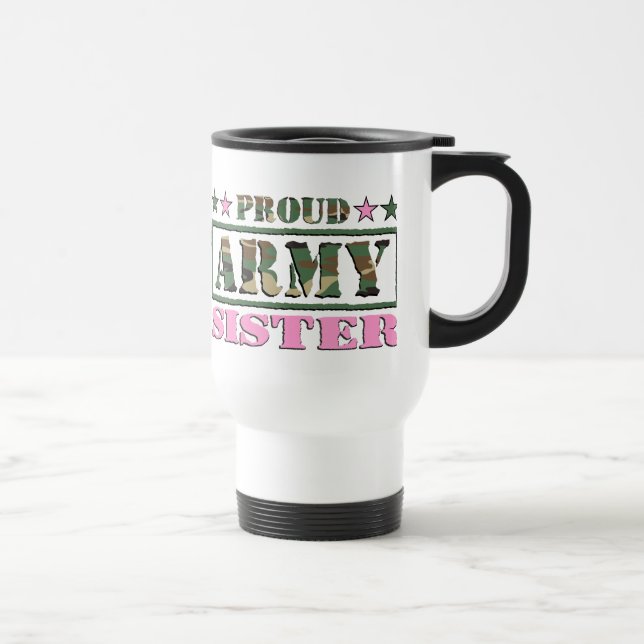 Taza orgullosa del viaje de la hermana del (Derecha)