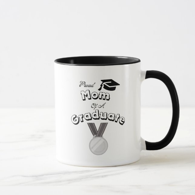 Taza Orgullosa madre de un graduado (Derecha)