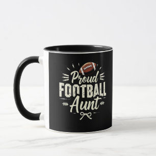 Taza Orgullosa tía de fútbol Fantasy Fantasy Football M