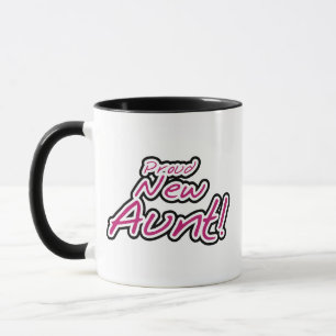 Taza Orgullosas camisetas y regalos de nueva tía