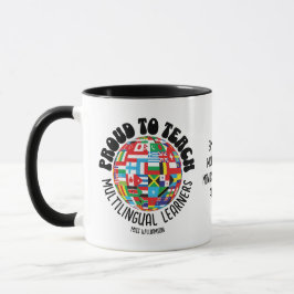 TAZA ORGULLOSO DE ENSEÑAR A LOS PROFESORES MULTILINGÜES