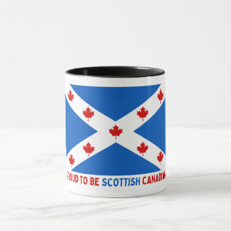 TAZA ¡ORGULLOSO DE SER CANADIENSE ESCOCIA!