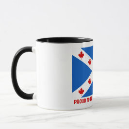 TAZA ¡ORGULLOSO DE SER CANADIENSE ESCOCIA!