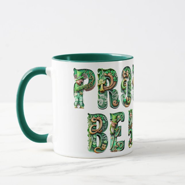 Taza Orgulloso De Ser El Combo Mug Irlandés (Izquierda)