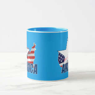 Taza Orgulloso de ser estadounidense