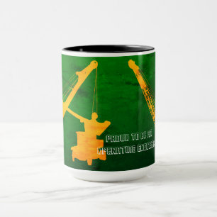 Taza Orgulloso de ser Ingeniero Operativo Cargas Modelo