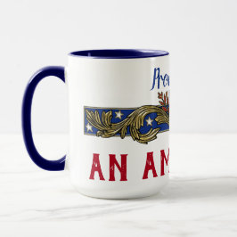 Taza Orgulloso De Ser Un Estadounidense Personalizado