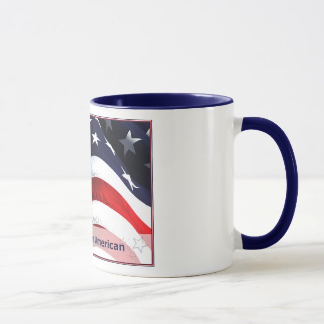 Taza Orgulloso de ser un fango estadounidense (Derecha)