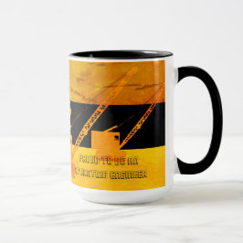 Taza Orgulloso de ser un ingeniero operativo COLORFUL M