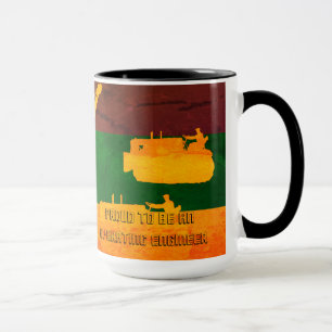 Taza Orgulloso de ser un ingeniero operativo COLORIDO M