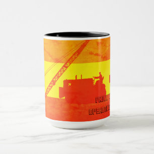 Taza Orgulloso de ser un ingeniero operativo de colores