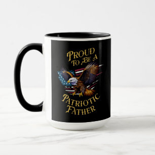 Taza Orgulloso de ser un padre patriótico