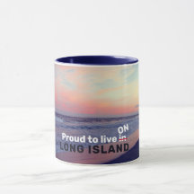 Taza Orgulloso de Vivir En/Sobre Long Island