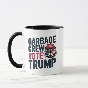 Taza Orgulloso equipo de basura de MAGA vota por las el