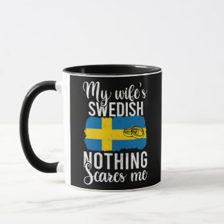 Taza Orgulloso Esposo De Esposa Sueca Nada Da Miedo