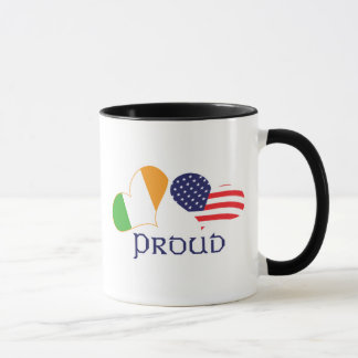 Taza Orgulloso irlandés americano
