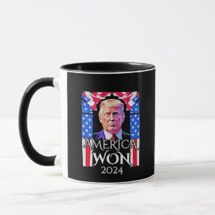 Taza Orgulloso Maga Americano Trump Ganó Día de Inaugur