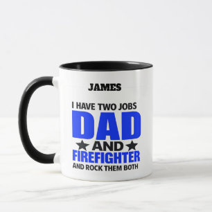 Taza Orgulloso Padre Bombero