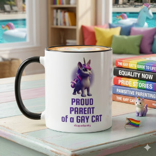 Taza Orgulloso Padre de un Gato Gay