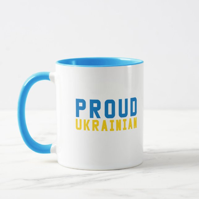 Taza Orgulloso ucraniano (Izquierda)