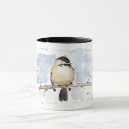 Taza Original Art Chickadee Mug