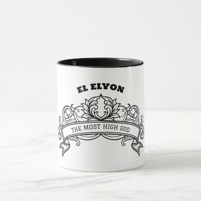 Taza ornamentada El-Elyon (Centro)