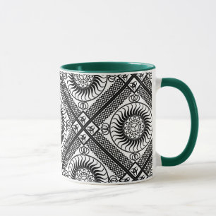 Taza ornamento celta diagonal