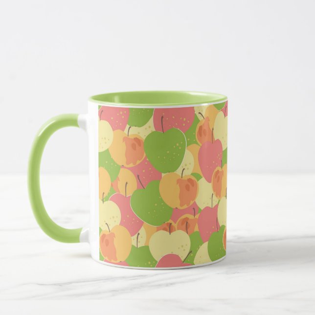 Taza Ornamento con las manzanas (Izquierda)