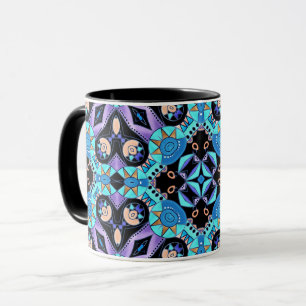 Taza ornamento oriental árabe étnico vintage oriental