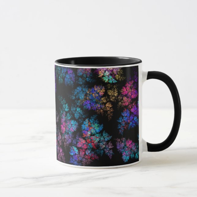 Taza Ornamentos de hoja delgada - fractal (Derecha)