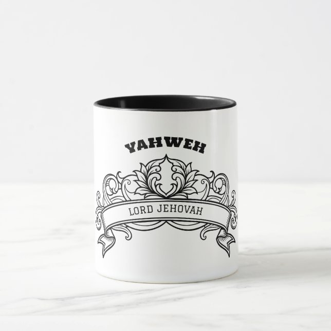 Taza Ornata Yahweh (Centro)