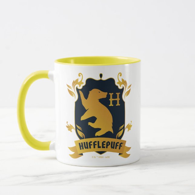 Taza Ornate HUFFLEPUFF™ House Escudo (Izquierda)