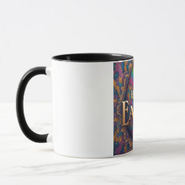 Taza Ornate Mandala Huevo de Pascua Feliz Pascua