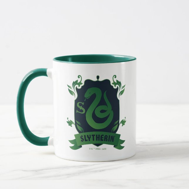 Taza Ornate SLYTHERIN™ House Escudo (Izquierda)