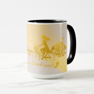 Taza Oro Amsterdam Soñador Minimalista Romántico