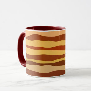 Taza Oro de Amanecer en el Desierto Quemado Naranja Sie