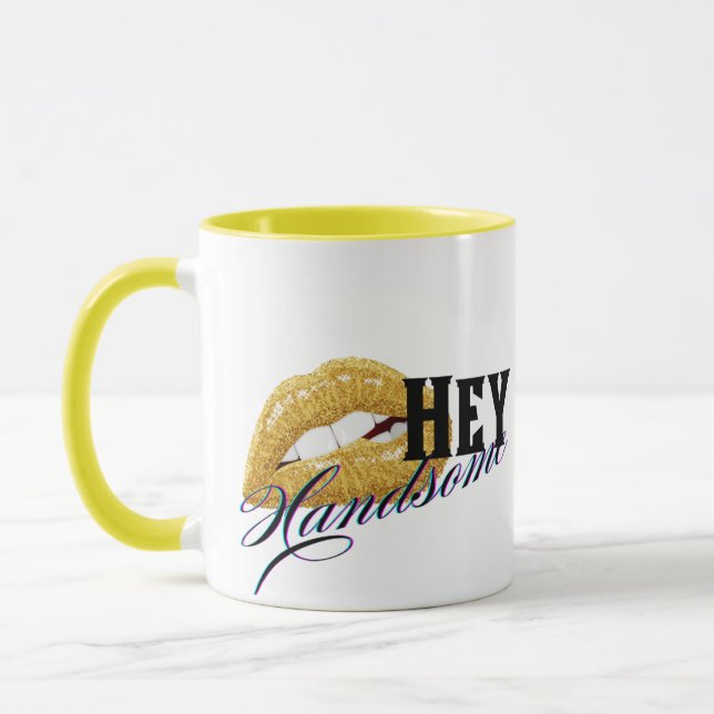 Taza Oro de labios sexy a (Izquierda)